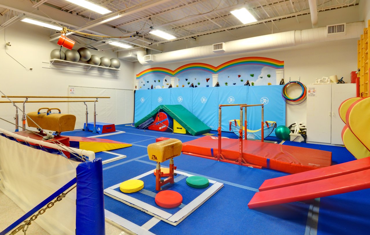 Main Gym 1 - Climbing Wall and Bar Area